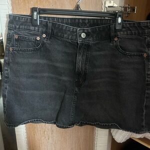 American Eagle Outfitters Black Mini Skirt Casual